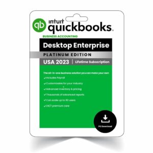 Intuit QuickBooks Desktop Enterprise 2024 Lifetime Activation